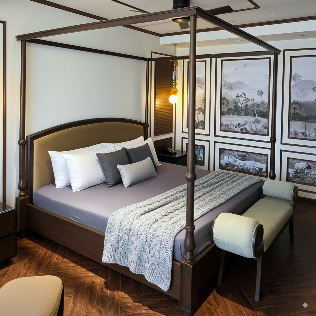 Jaisalmer Wooden Bed